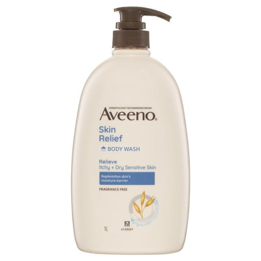 Aveeno Skin Relief Fragrance Free Body Wash 1L