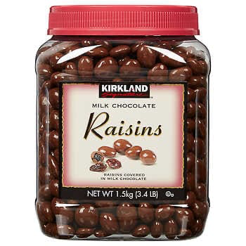 Kirkland Signature Raisins, Milk Chocolate