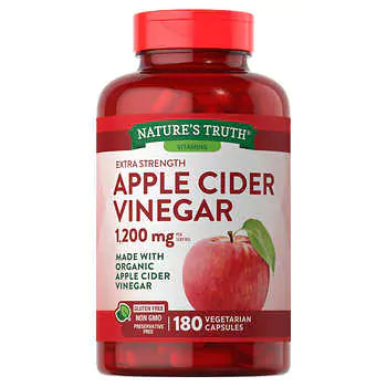 Nature's Truth Apple Cider Vinegar 1200 mg., 180 Capsules