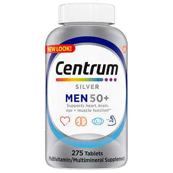 Centrum Silver Men 50+ Multivitamin, 275 Tablets