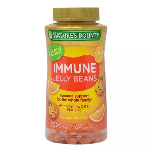 Nature's Bounty Kids Vitamin C, D & Zinc for Immune Support Jelly Beans