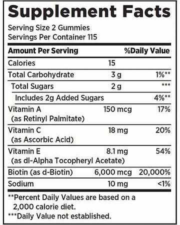 Nature's Bounty Hair, Skin and Nails Advanced, 230 Gummies