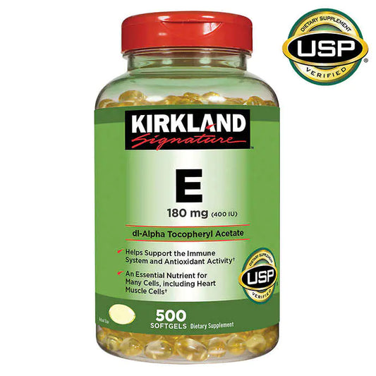 Kirkland Signature Vitamin E 400 I.U. 500 Softgels