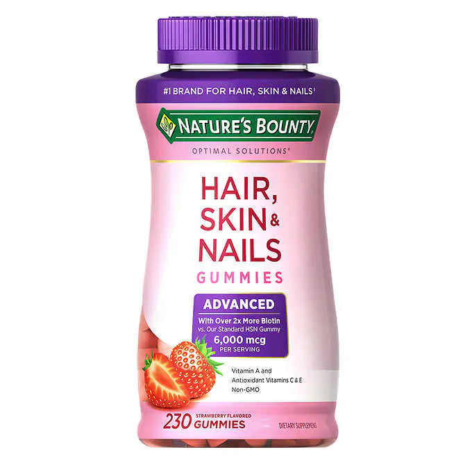 Nature's Bounty Hair, Skin and Nails Advanced, 230 Gummies